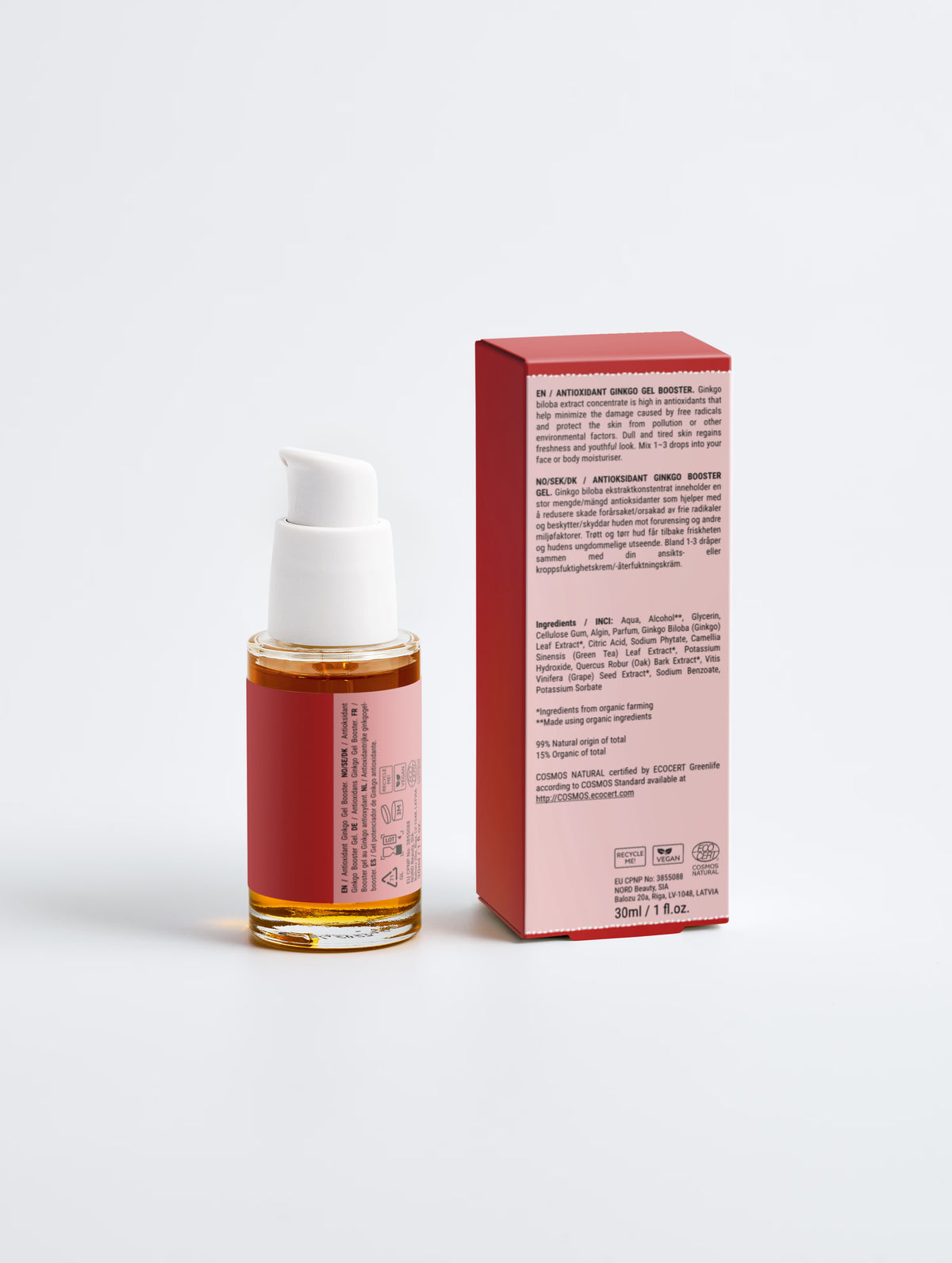 Antioxidant Ginkgo Gel Booster