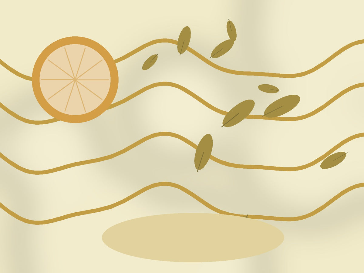 Fresh citrus botanical visual for Onni Fresh Conditioner