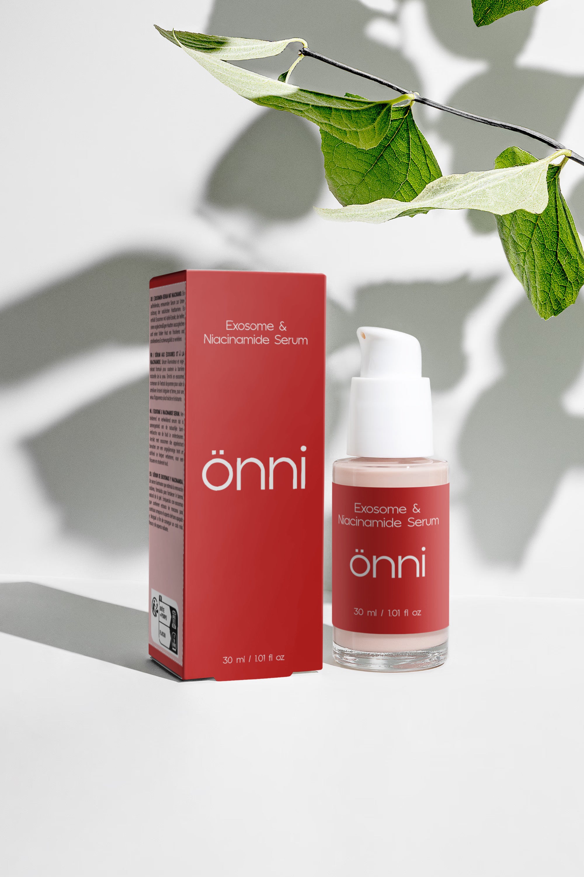 Onni Exosome & Niacinamide Serum bottle, product photo view 5