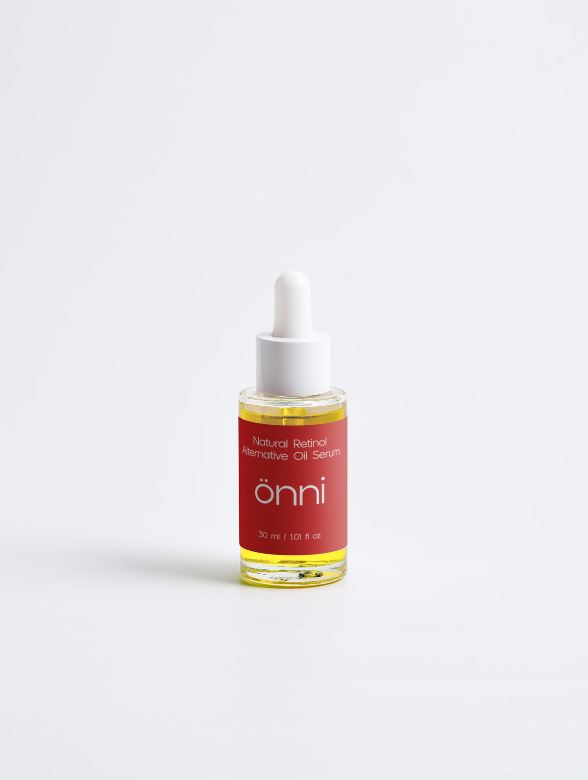 Onni Natural Retinol Alternative Oil Serum bottle, product photo view 3