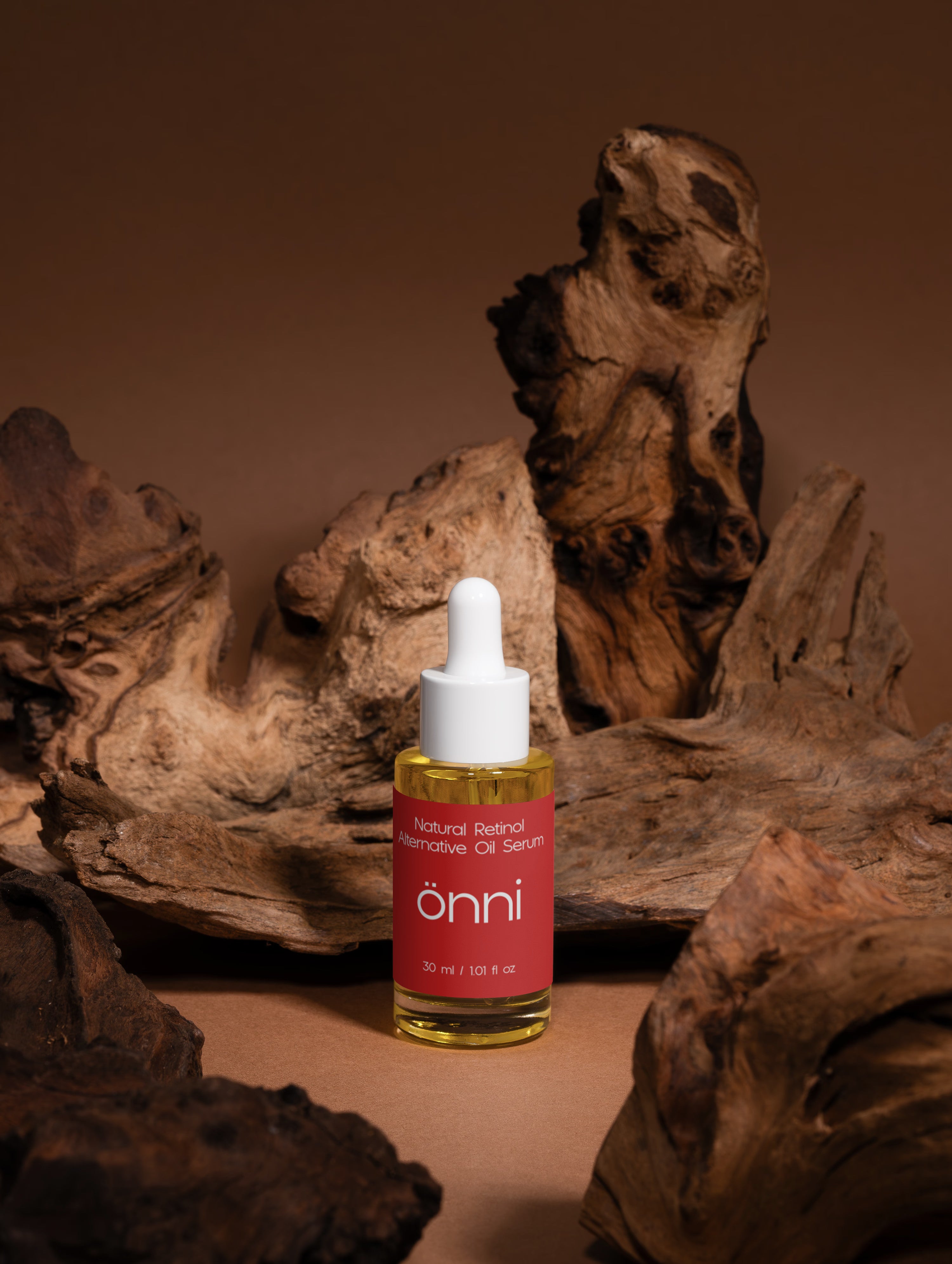 Onni Natural Retinol Alternative Oil Serum bottle, product photo view 5