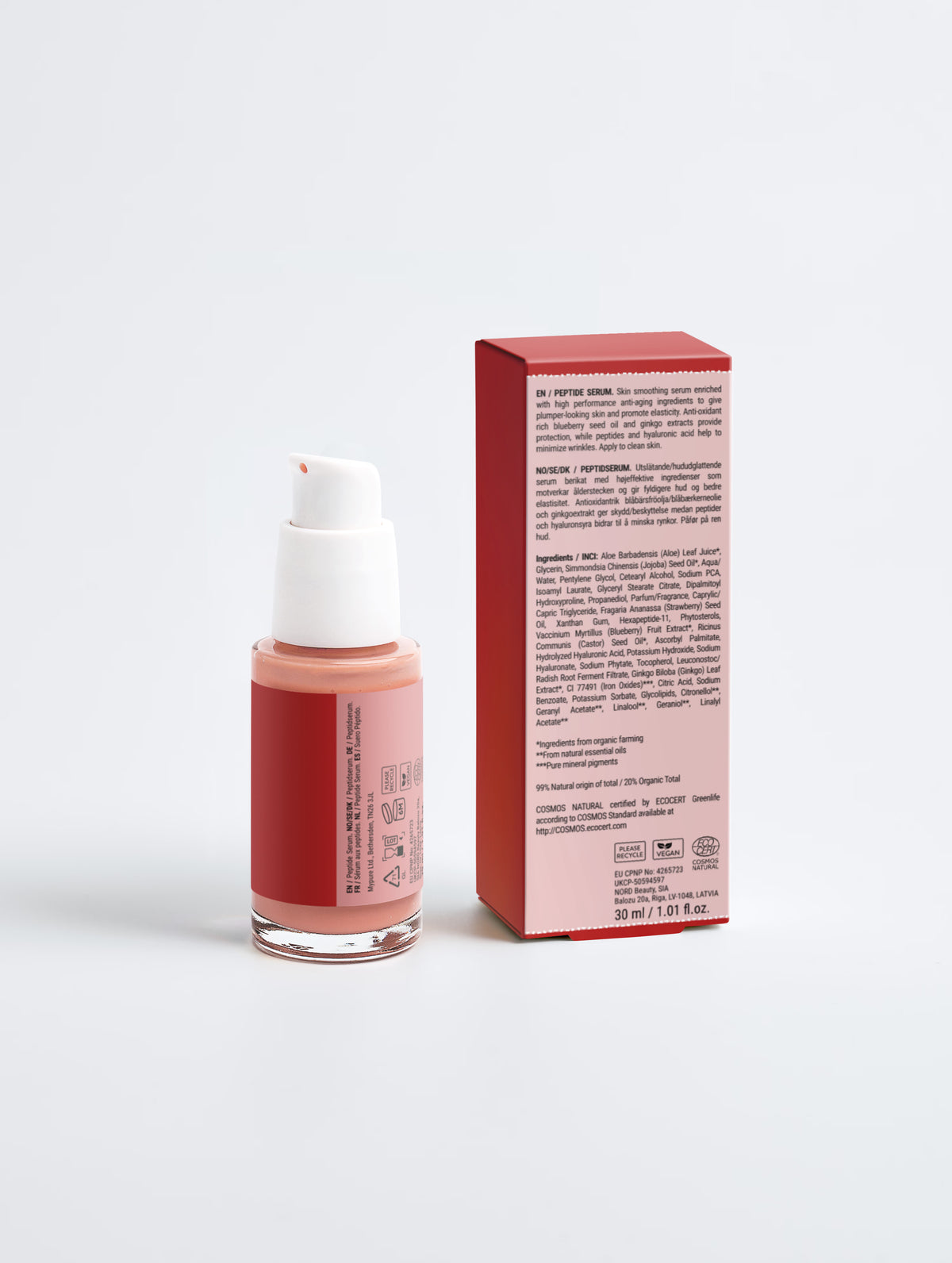 Onni Peptide Anti-Aging Serum bottle, product photo view 3
