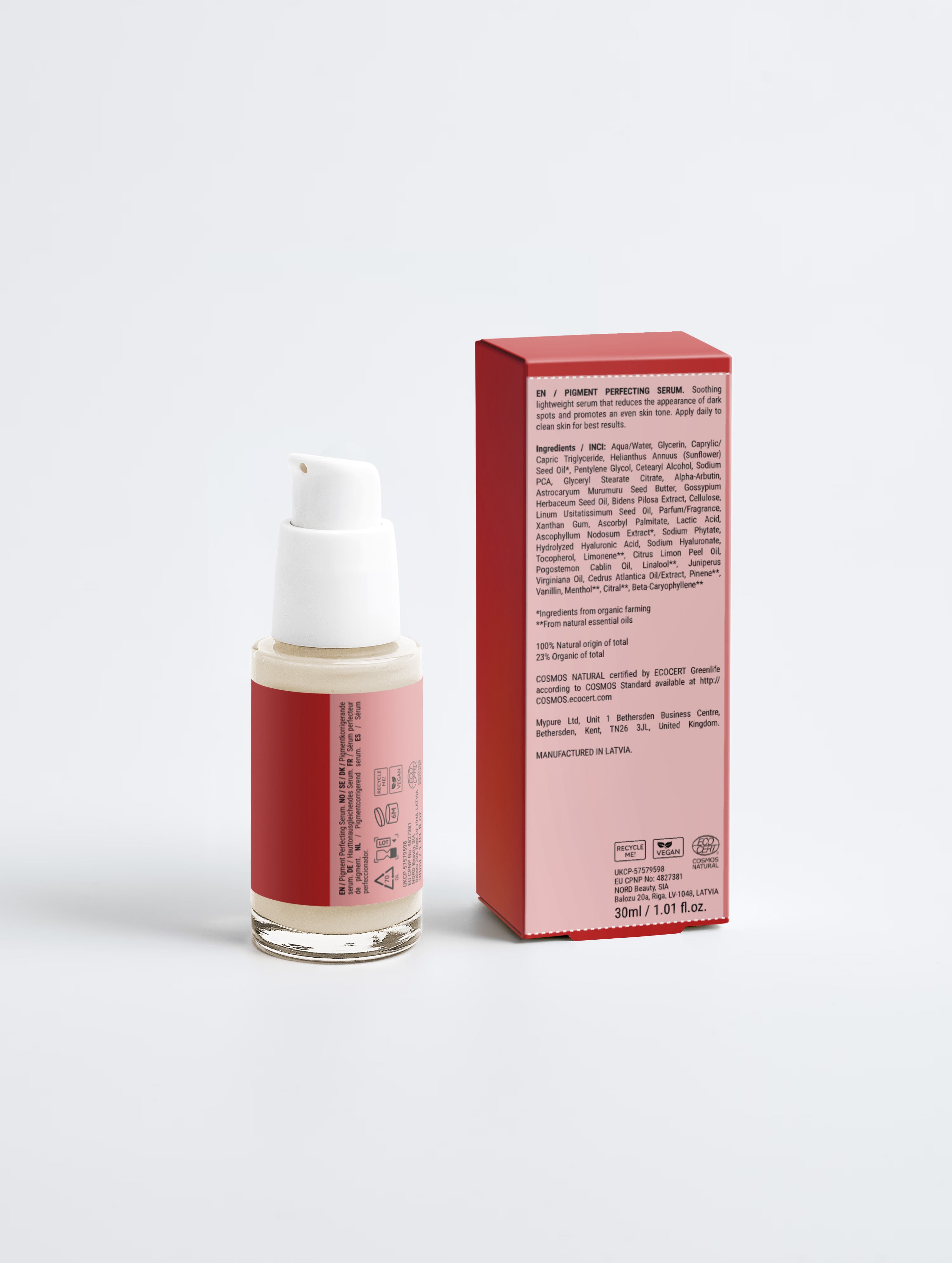 Onni Pigment Perfecting Serum bottle, product photo view 3